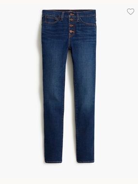 J Crew 10" high-rise skinny jean in signature stretch button fly 29